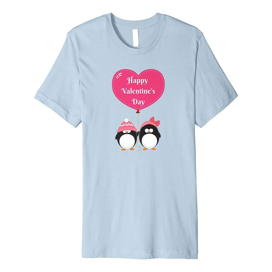 Cutest Valentine’s Day Penguin Heart For Men and Women T-Shirt, Quotes T Shirt, Funny t shirt