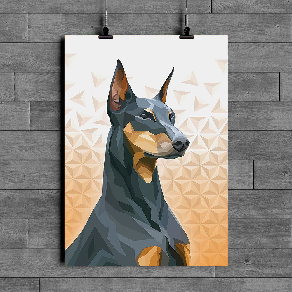 Doberman Poster Qh130704Pt - Poster Art Design