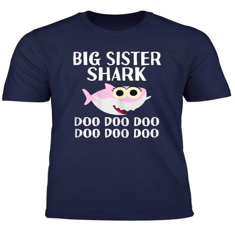 Big Sister Shark Doo Doo Shirt For Matching Family Tshirts T Shirt