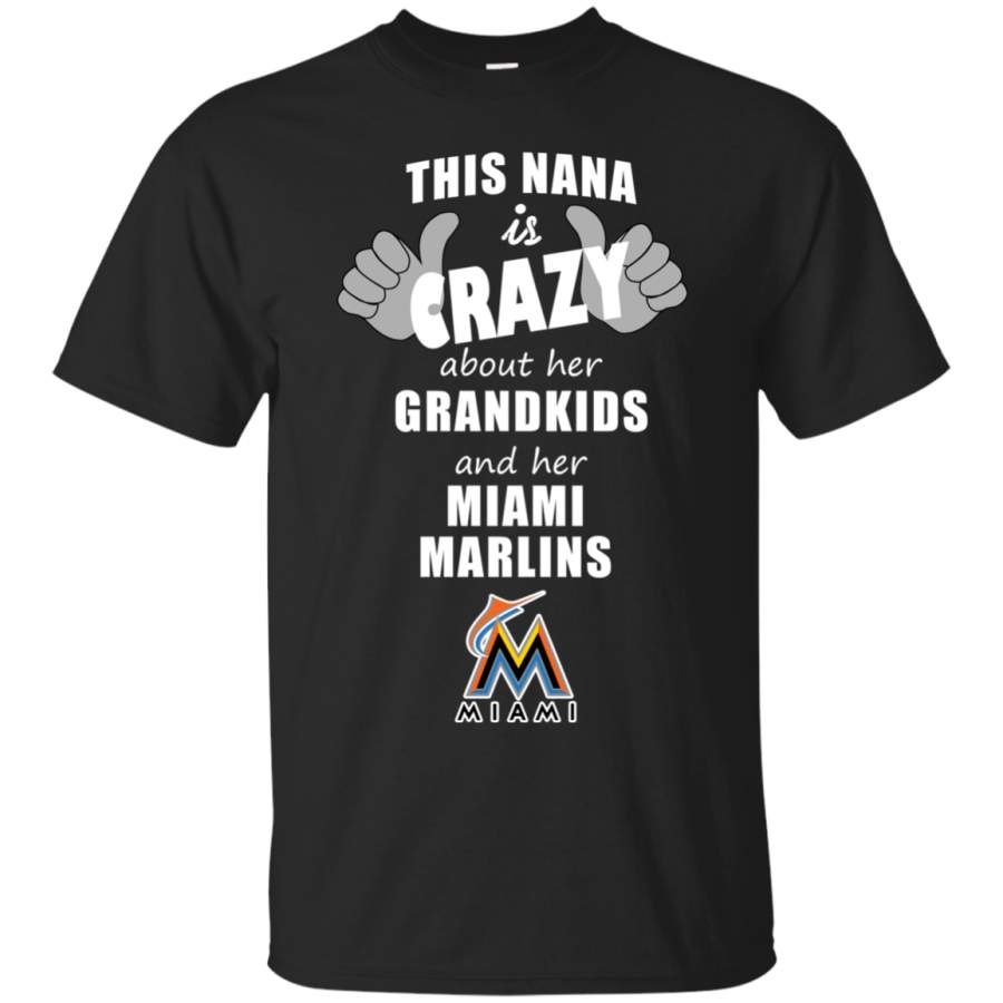 This Nana Is Crazy About Her Grandkids And Her Miami Marlins T Shirts