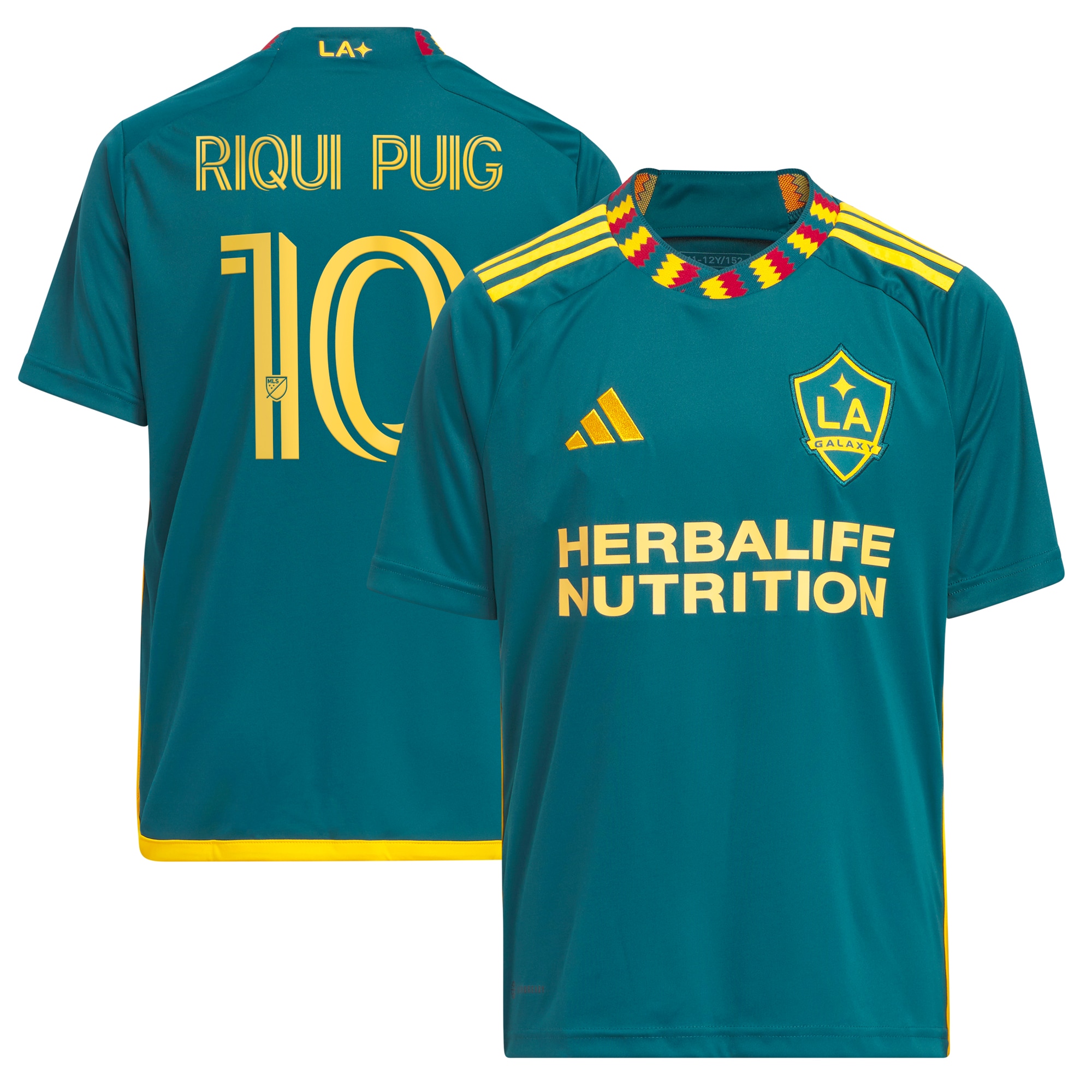 Riqui Puig LA Galaxy Youth 2024 LA Kit Replica Player Jersey – Green