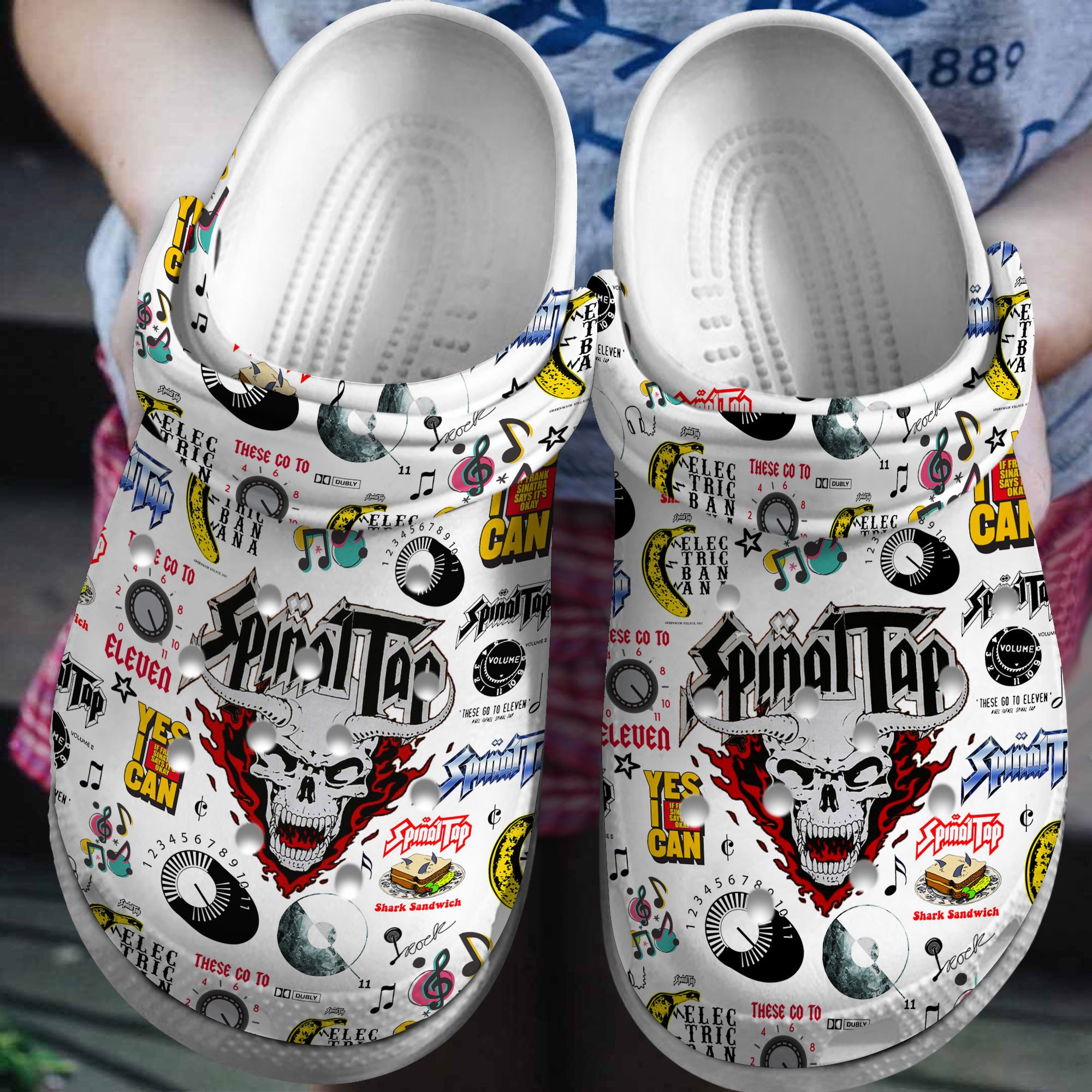 Spinal Tap Music Crocs Crocband Clogs Shoes Comfortable For Men Women and Kids