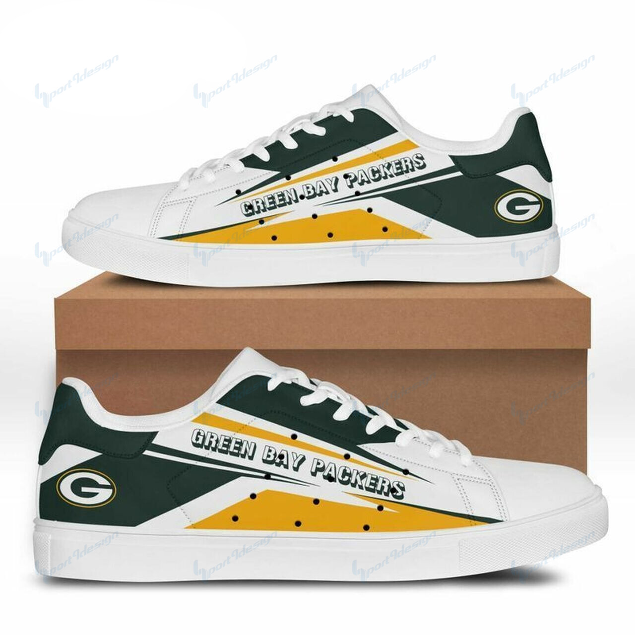 Green Bay Packers Ss Custom Sneakers Bg97