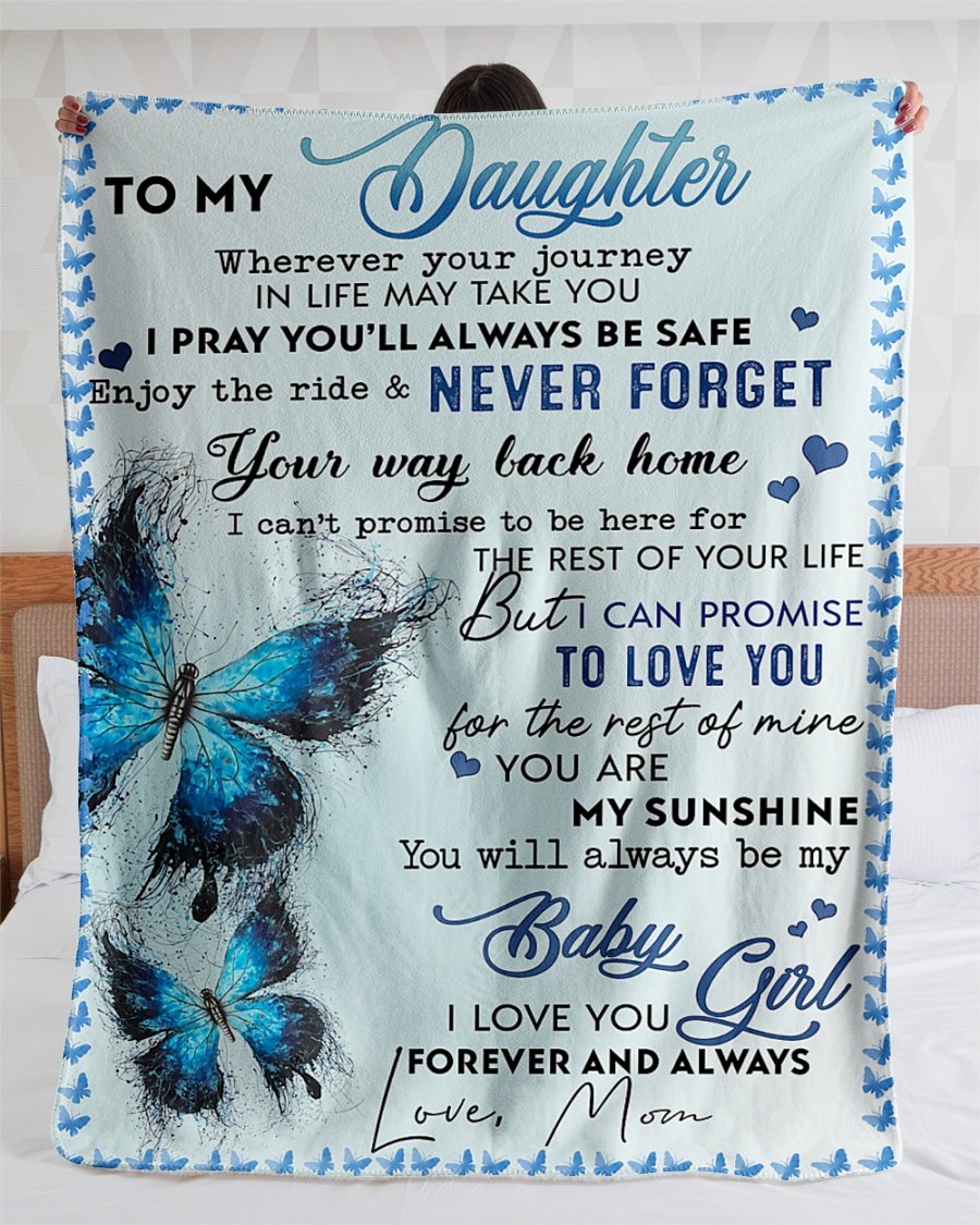 Lovelypod – Mom Blanket, To My Daughter Blanket From Mom, Mothers Day Blanket