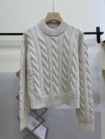 Casual O-Neck Autumn Winter Knitted Sweater Brand Small Pony Women Long Sleeve Jumper Solid Ladies Style Sweaters Knitwea alx