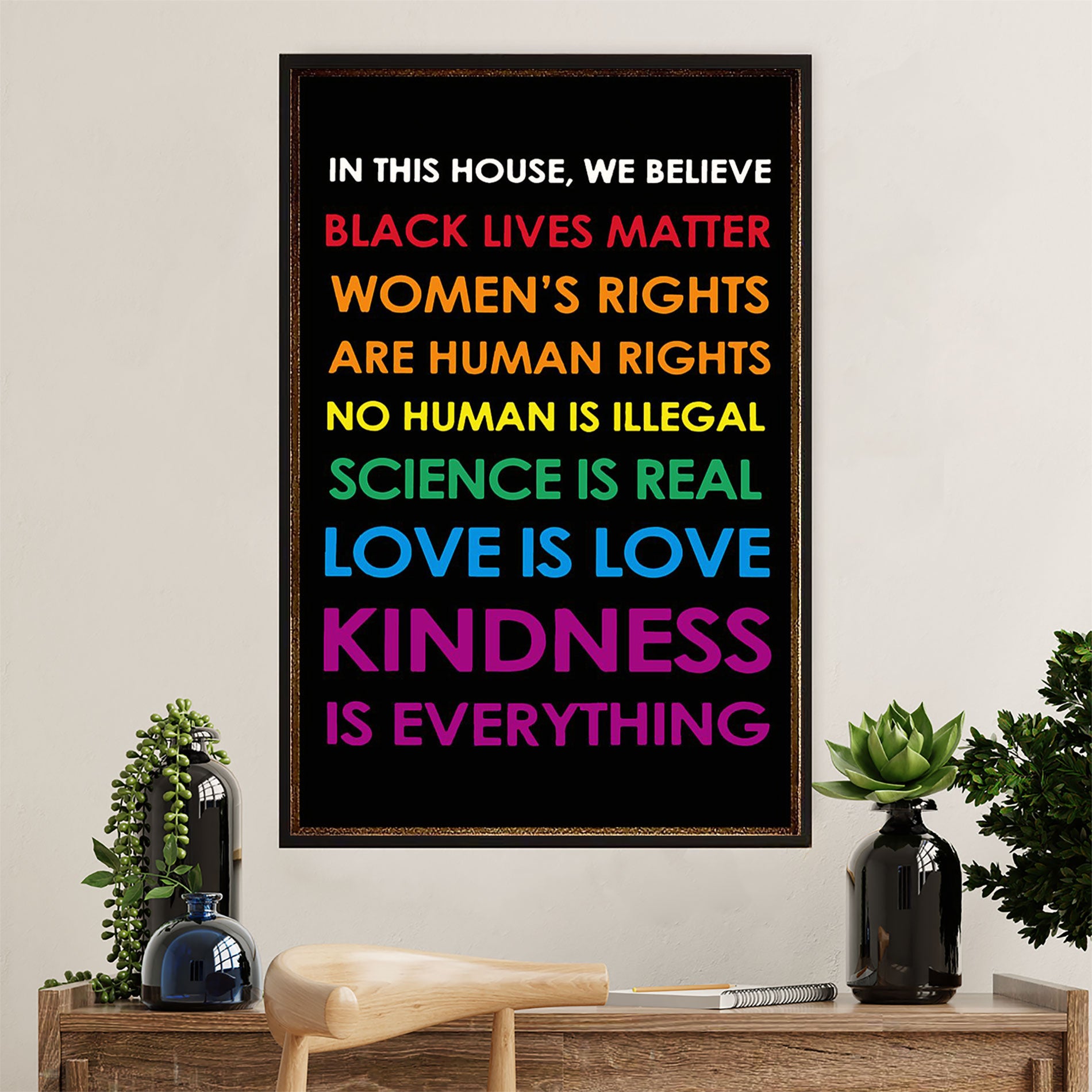 African American Afro Poster Prints | Black Lives Matter | Wall Art Gift For Black Girl