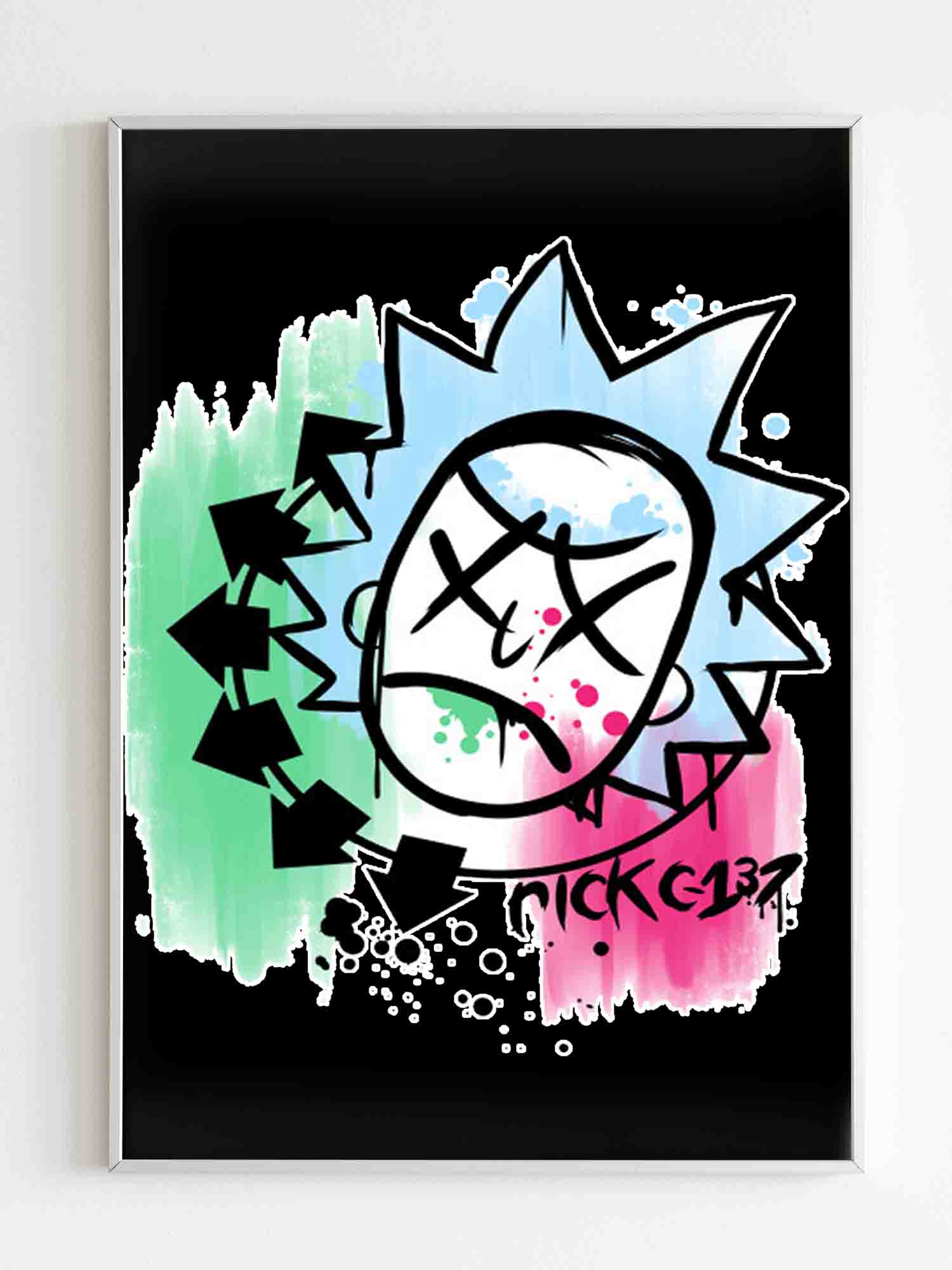 Rick C 137 Band Rick And Morty Comedy Poster – Crafters Blue
