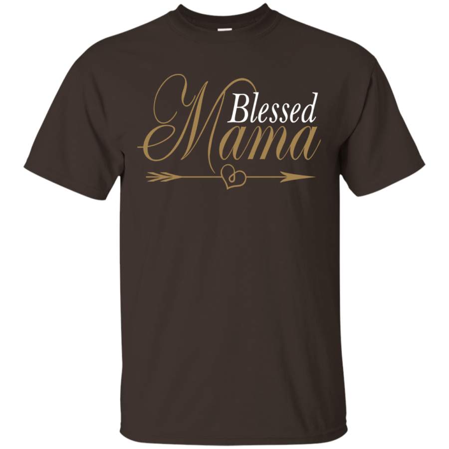 AGR Blessed Mama And Wife For Mother’s Day T-Shirt