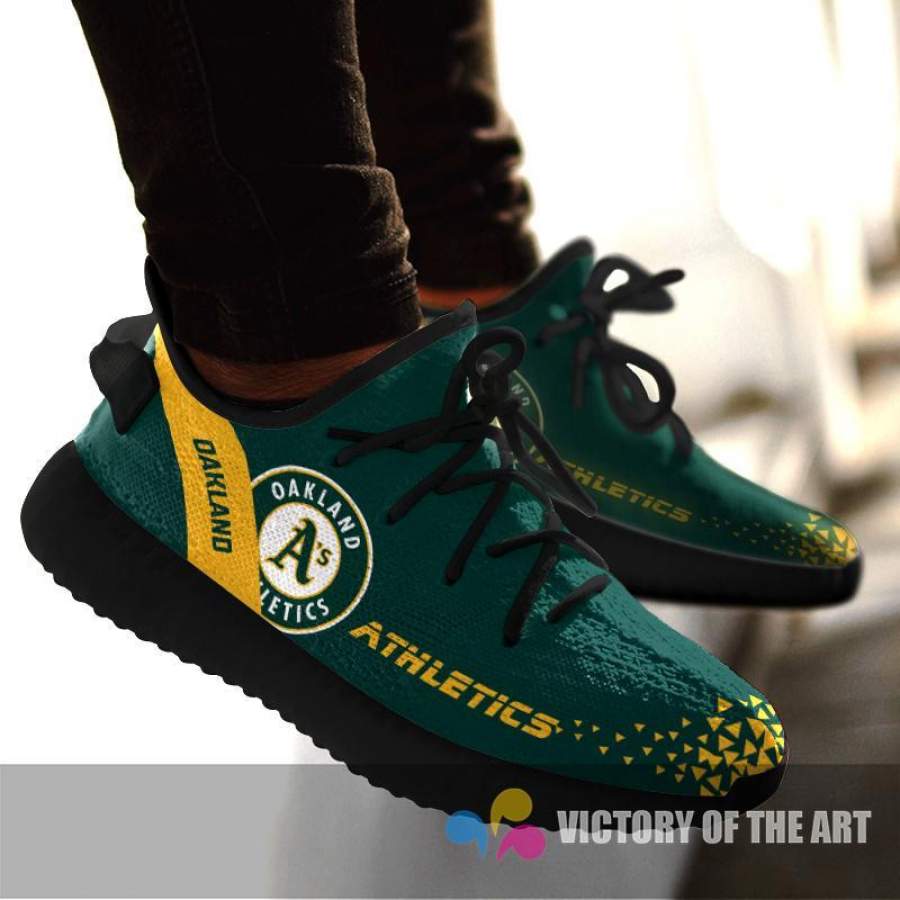 Line Logo Oakland Athletics Sneakers As Special Shoes