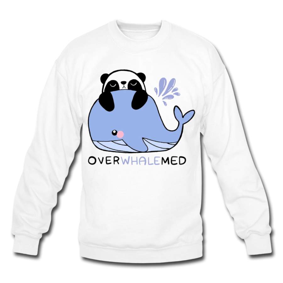 Mochi whale Crew neck Sweatshirt