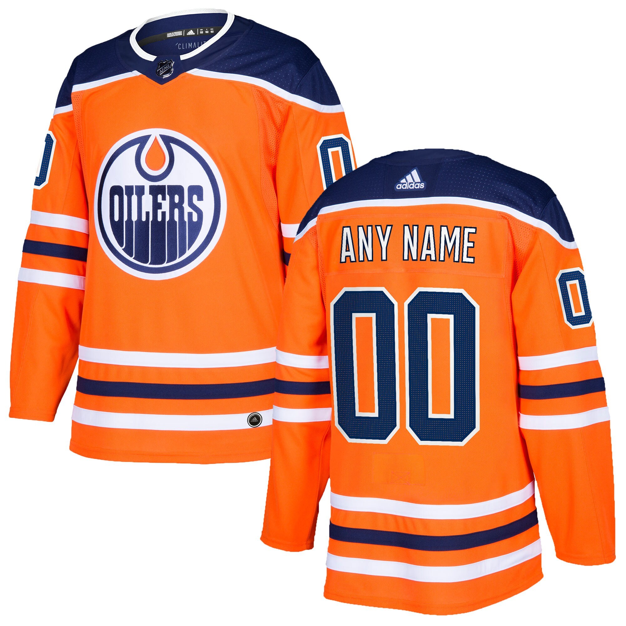 Edmonton Oilers Authentic Custom Jersey – Orange