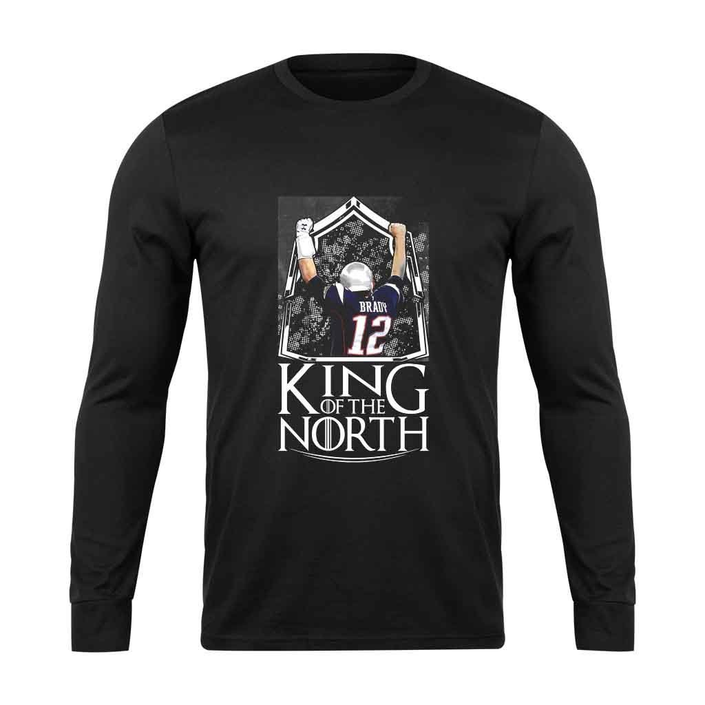 Tom Brady King Of The North New England Patriots Football Long Sleeve T-Shirt