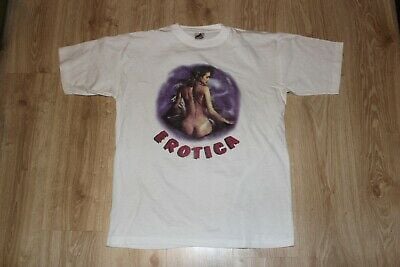 Vintage 90s Erotica Disco Madonna Inspired Retro Band Tee Music Shirt Rare 2047