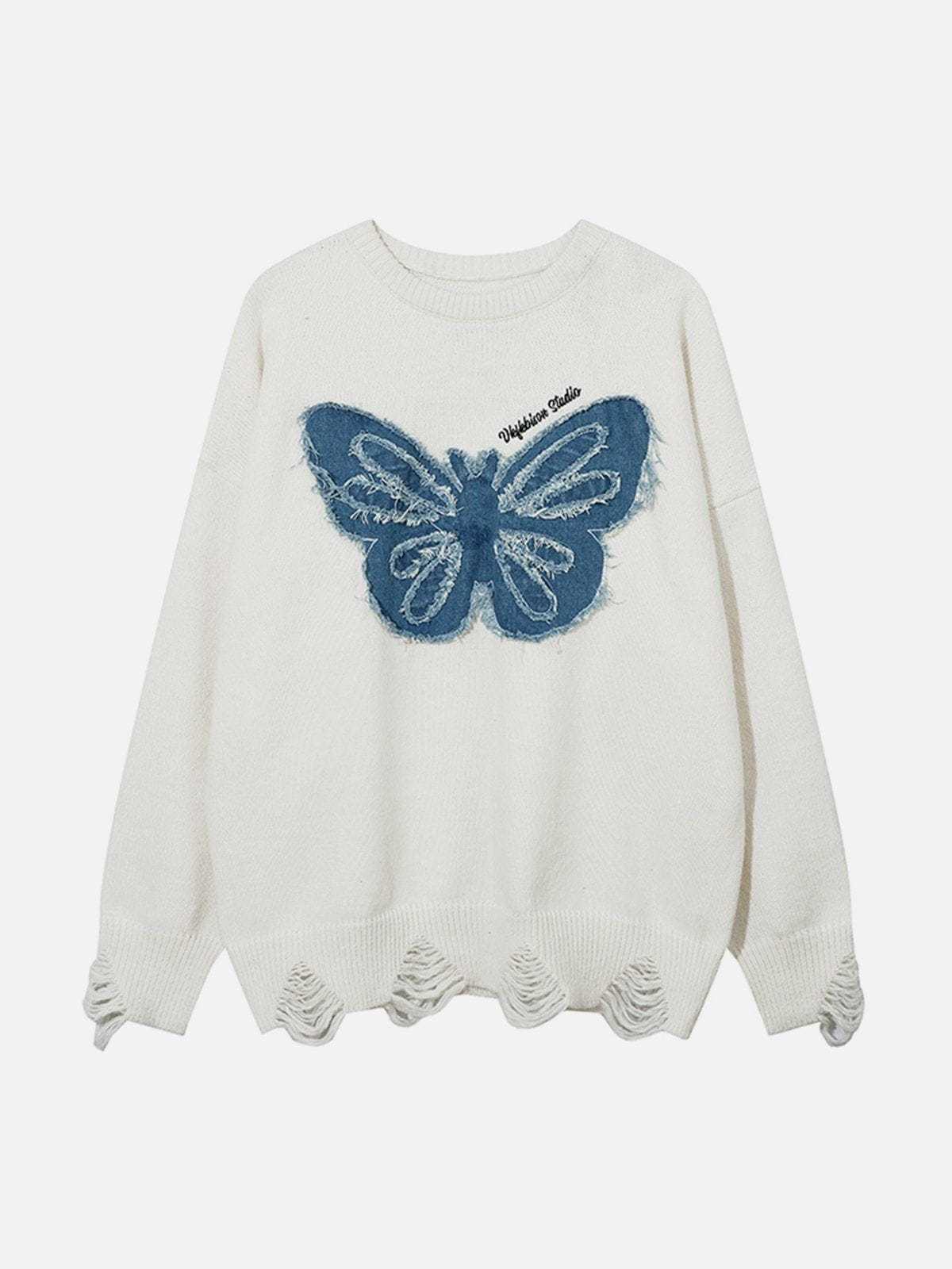 Talishko™ – Patchwork Butterfly Sweater