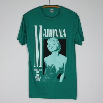 Vintage 1987 Madonna Who’s That Girl World Tour Shirt 1827