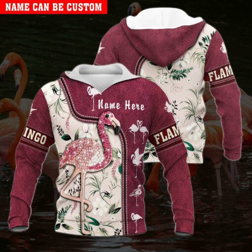 Custom Flamingo Hoodie For Flamingo Lovers