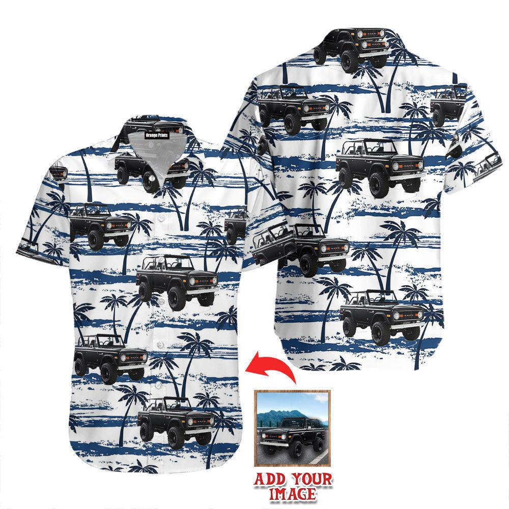 Cars Retro Tropical Custom Photo Hawaii Shirt For Men Women Ha9331