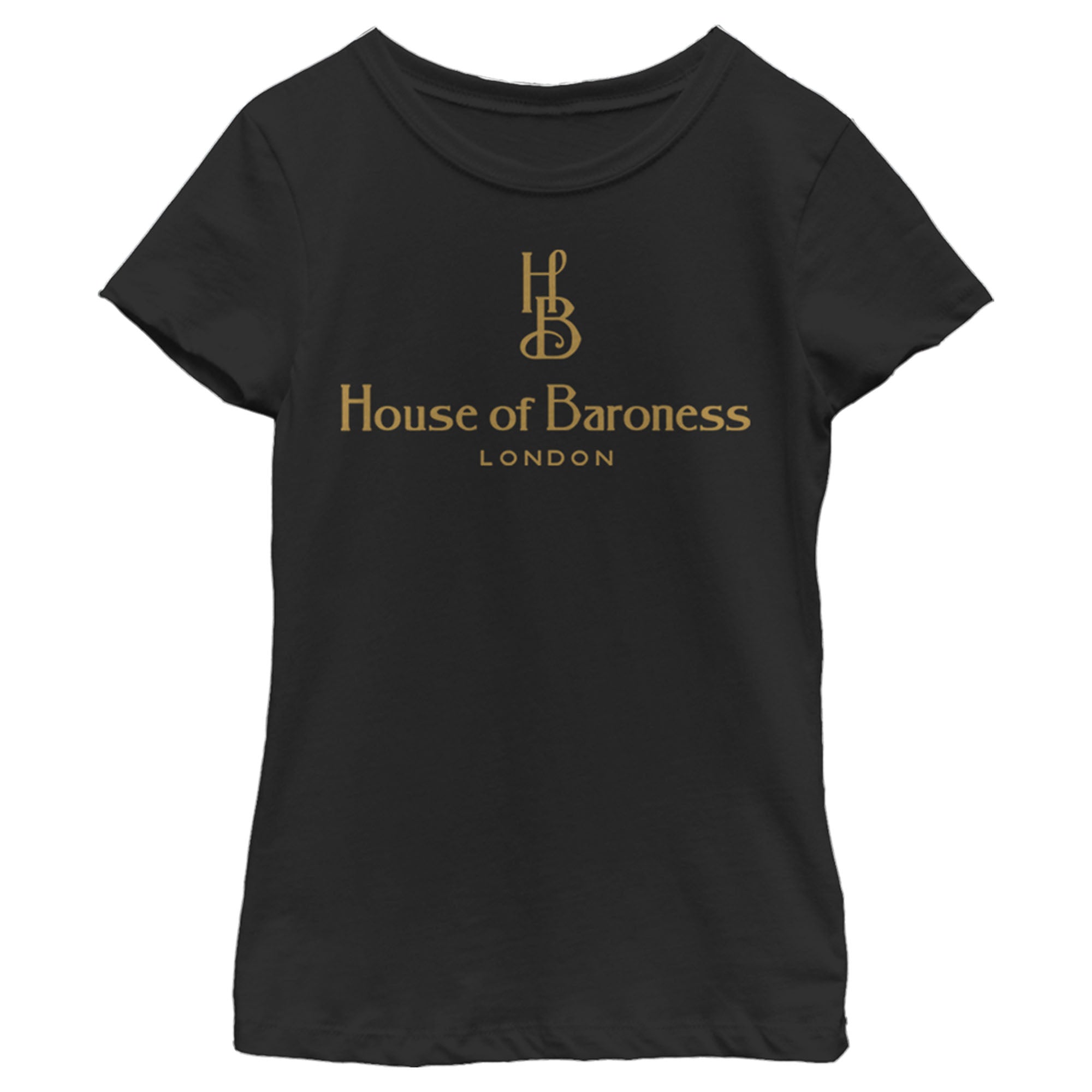 Cruella Girl’S House Of Baroness London Logo Gold  T-Shirt