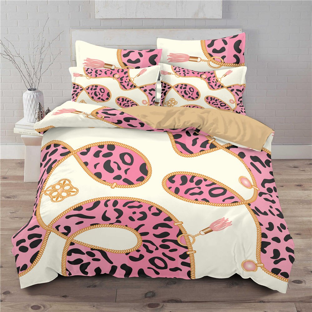 3D Baroque Bedding Set Soft Gold And Black Queen Twin Single Size Duvet Cover Set Pillowcase 2/3Pc Luxury Bedspread