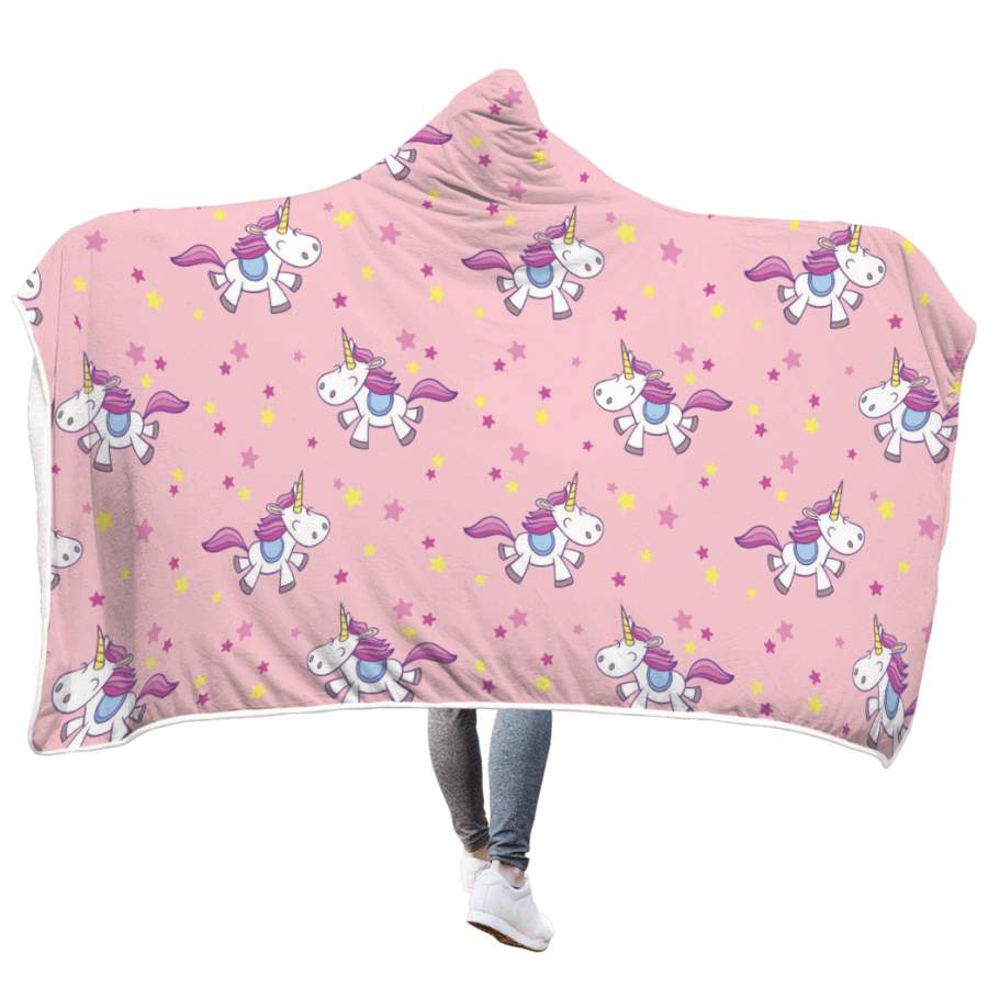 UNICORN Custom Hooded Blanket