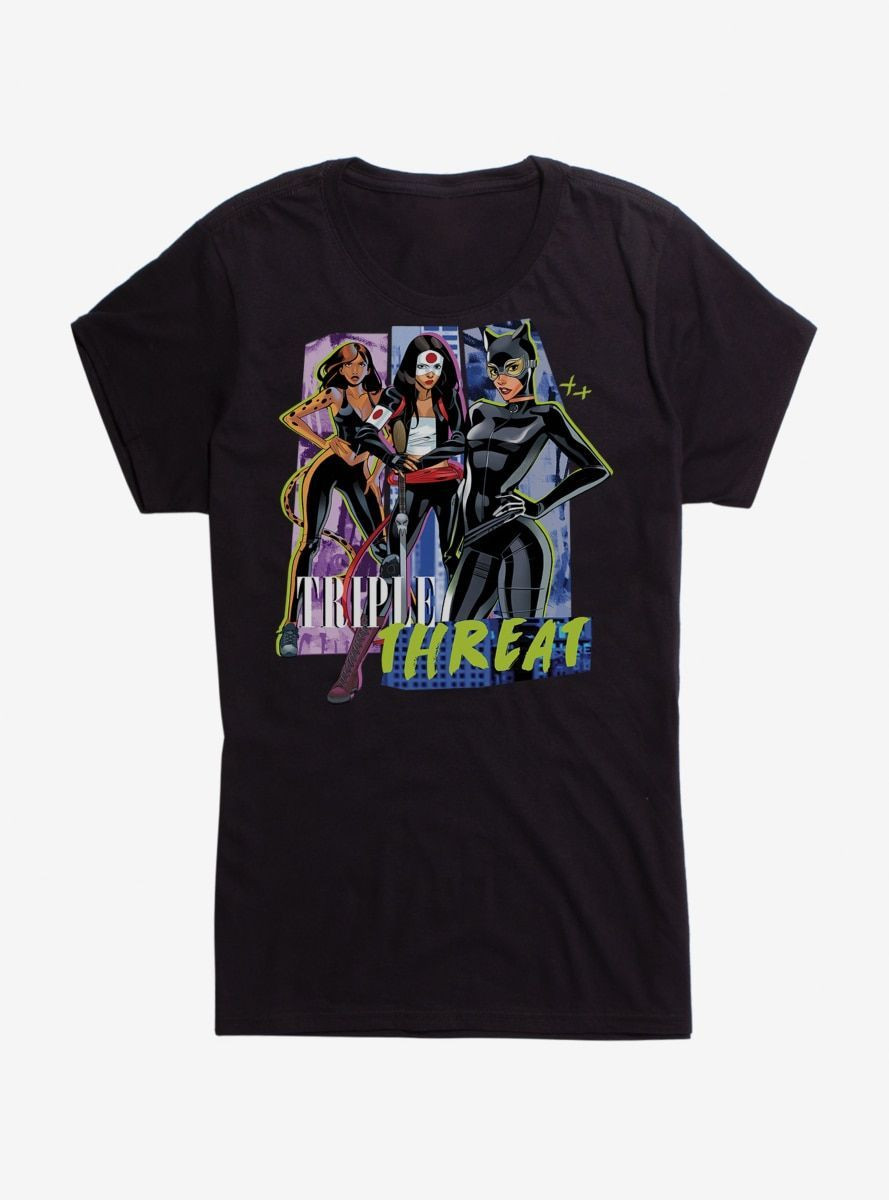 Dc Comics Tripple Threat Girls Shirt