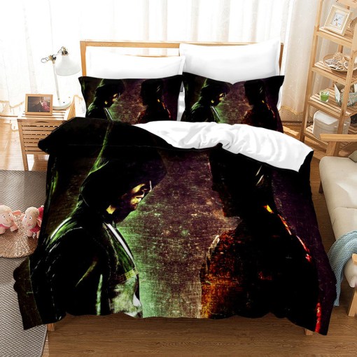 Arrow Oliver Queen 8 Duvet Cover Pillowcase Home Decor 3D Bedding Set Decor 6183