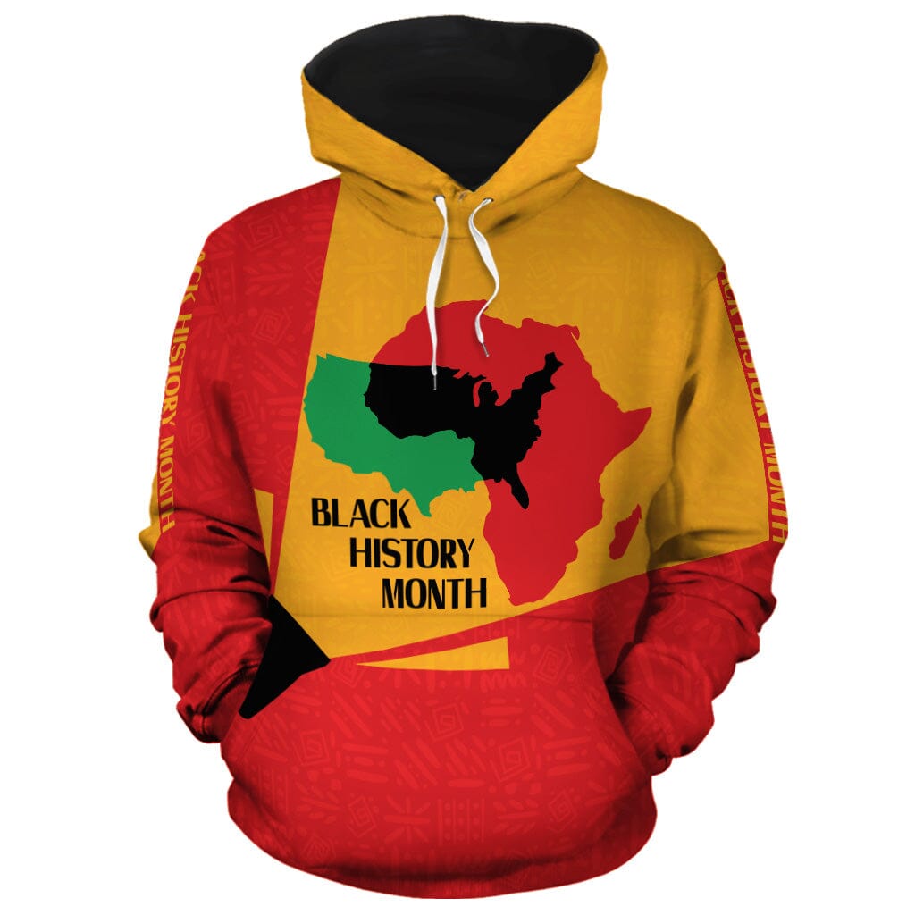 African American Black History Month All-Over Hoodie