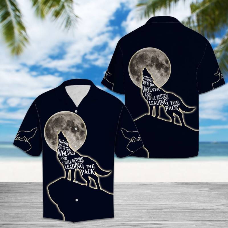 Amazing Wolf Hawaii Shirt Ha10830