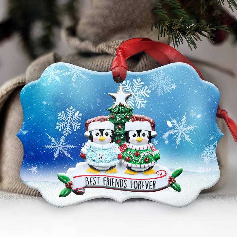 Best Friends Forever Penguin Ornament