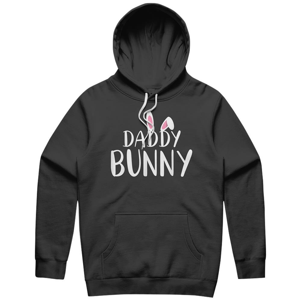 Mens Daddy Bunny Easter Shirt Pregnant Mom Matching Couple Shirts Hoodie