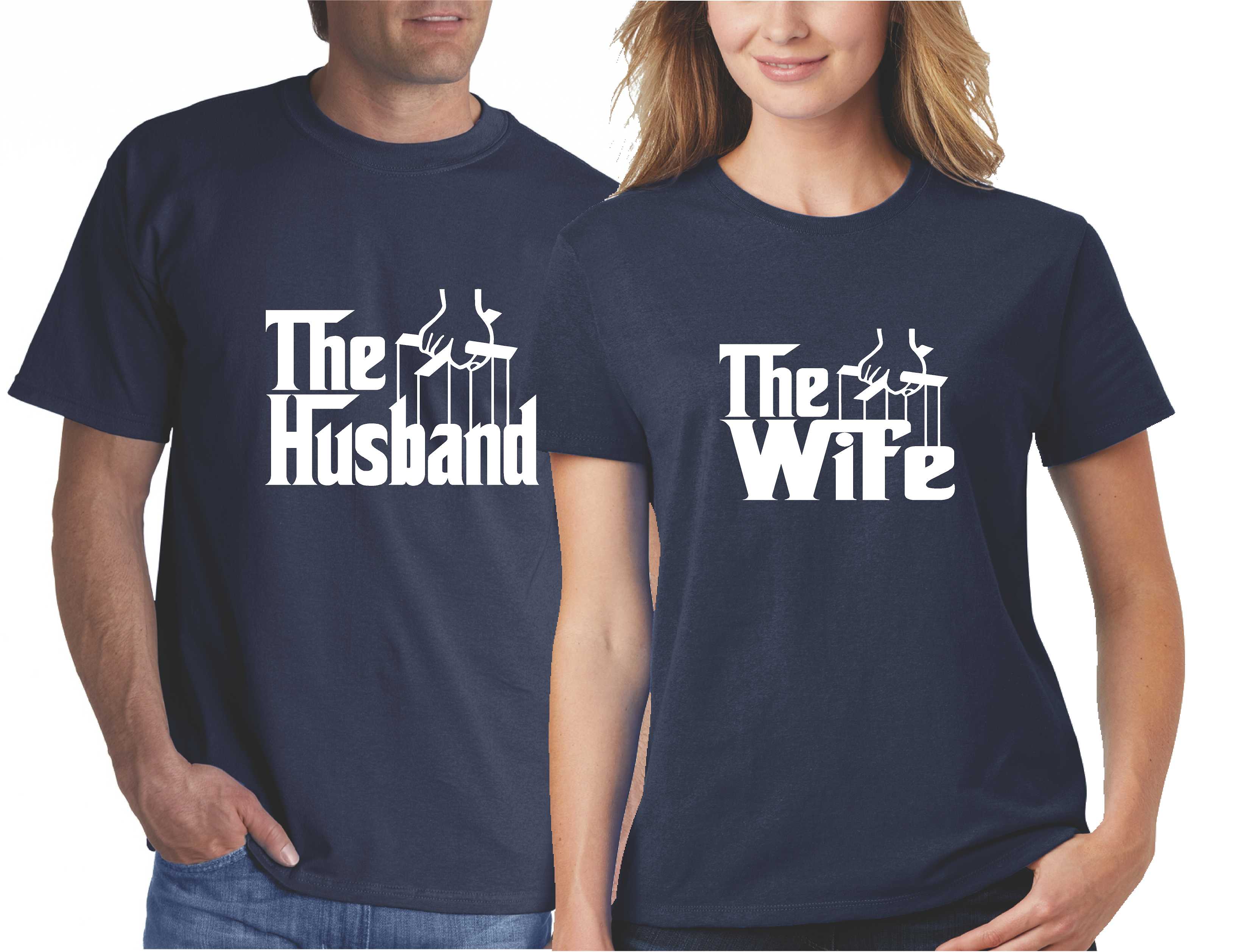 Matching The Husband And The Wife Couple T-Shirts