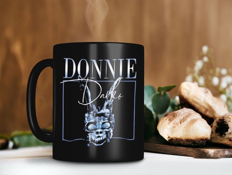 Black Mug Donnie Darko Movie Mug Horror Movie Mug S. Darko Mug Retro Vintage Mug Premium Sublime Ceramic Coffee Mug H99