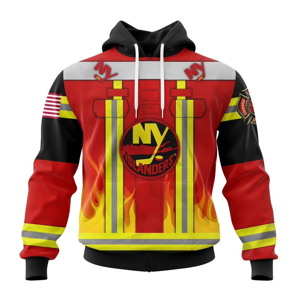 Hoodie New York Islanders Honnor Firefighter Uniform V0622 Qtnhl080524A3759Hd