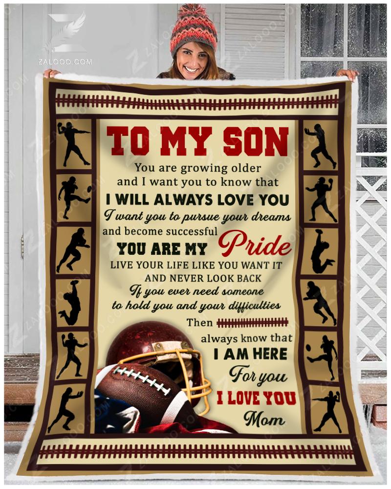 Football – To My Son – You Are My Pride Quilt Blanket Ep2858