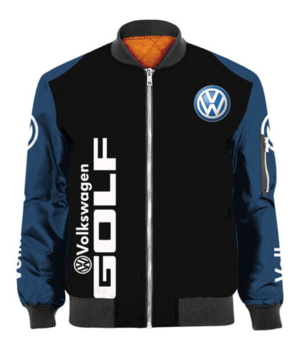 Bomber Jacket Volkswagen, Volkswagen 3D Spring Autumn, Mens Casual Jacket, Car Sports Rf58