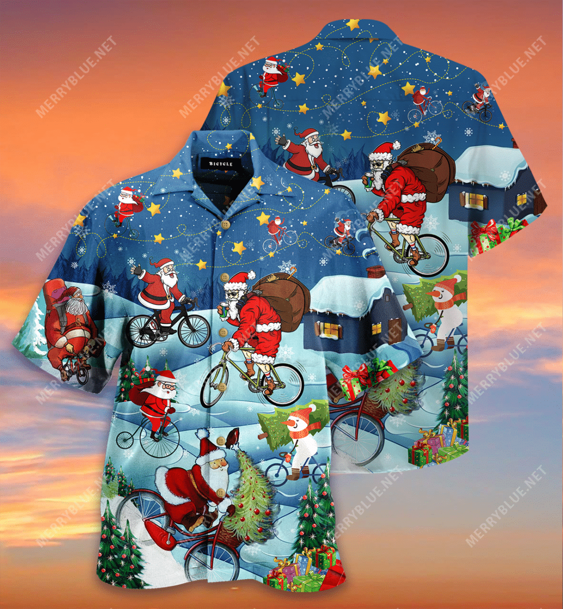 Dreaming Of A Bike Christmas Hawaii Shirt Ha60979