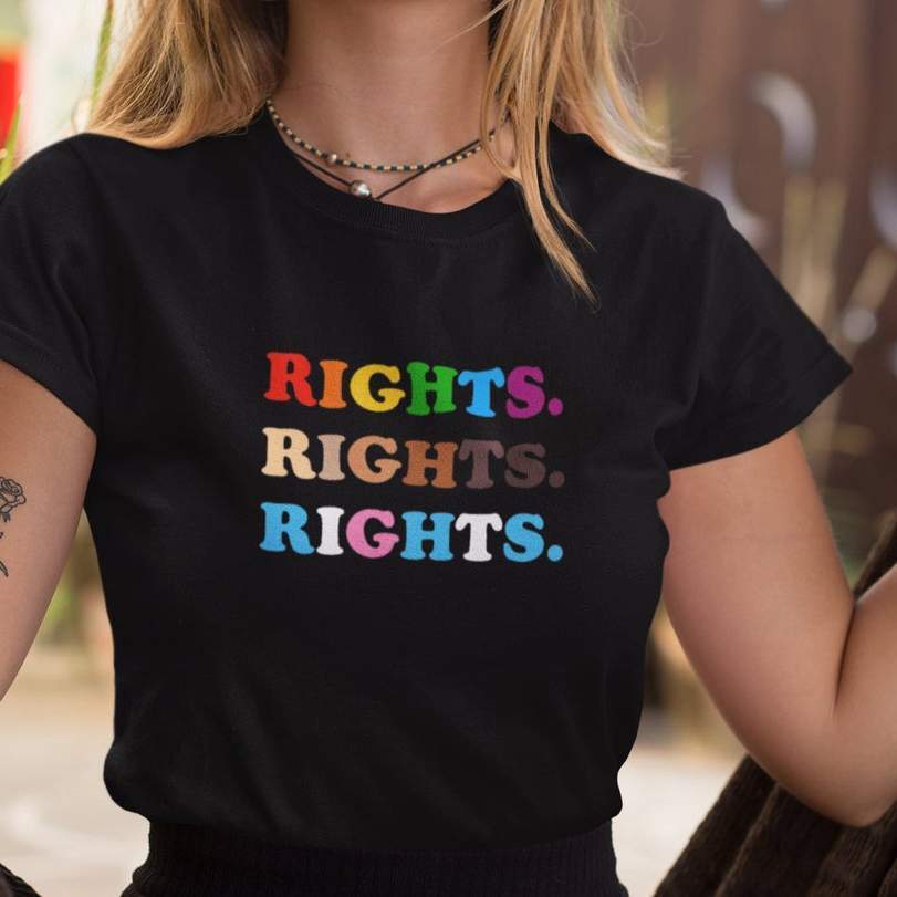 Pride Rights Black Lives Matter Rights Lgbt Pride Month Graphic Unisex T Shirt, Sweatshirt, Hoodie Plus Size S-5Xl