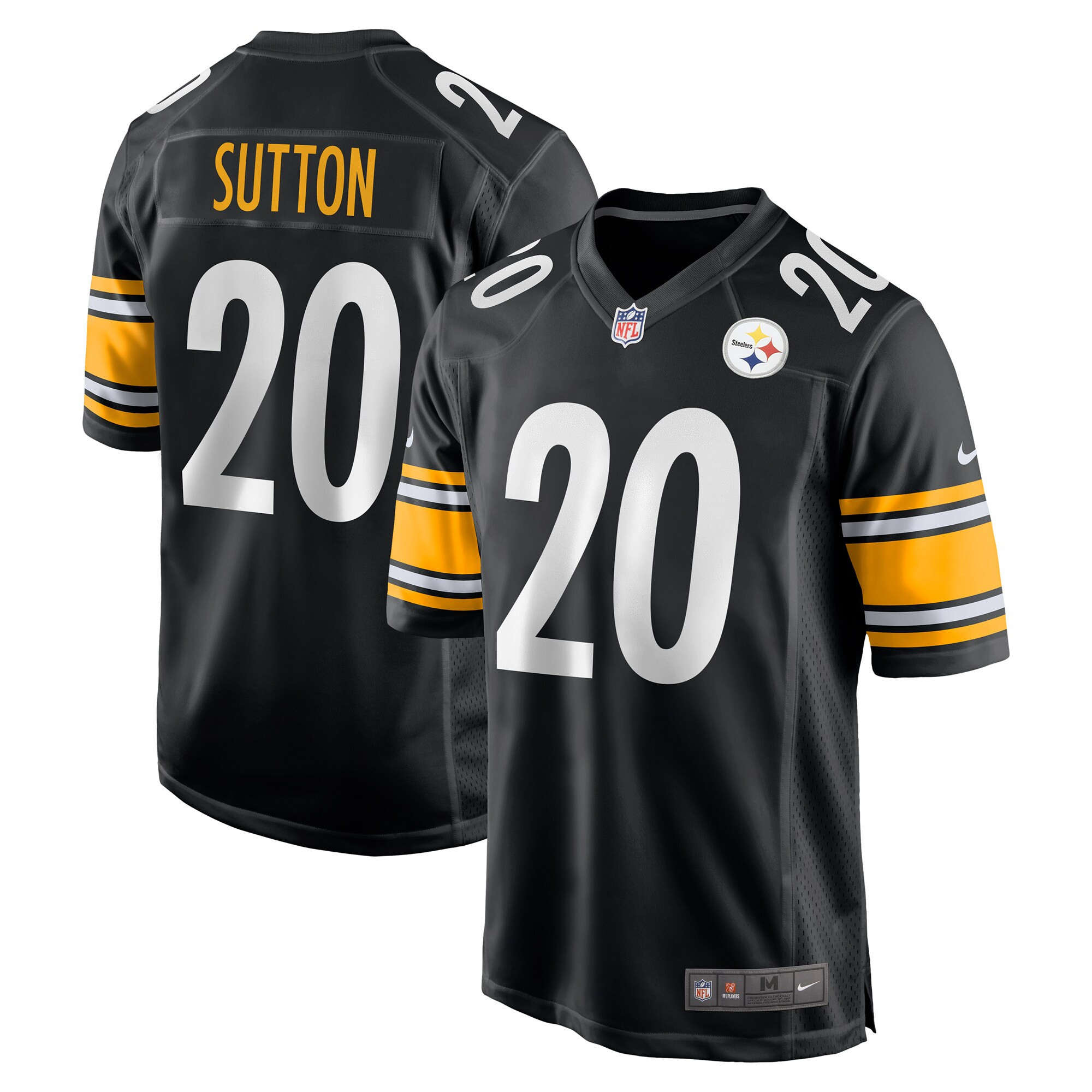 Cameron Sutton Pittsburgh Steelers Game Jersey – Black NFL