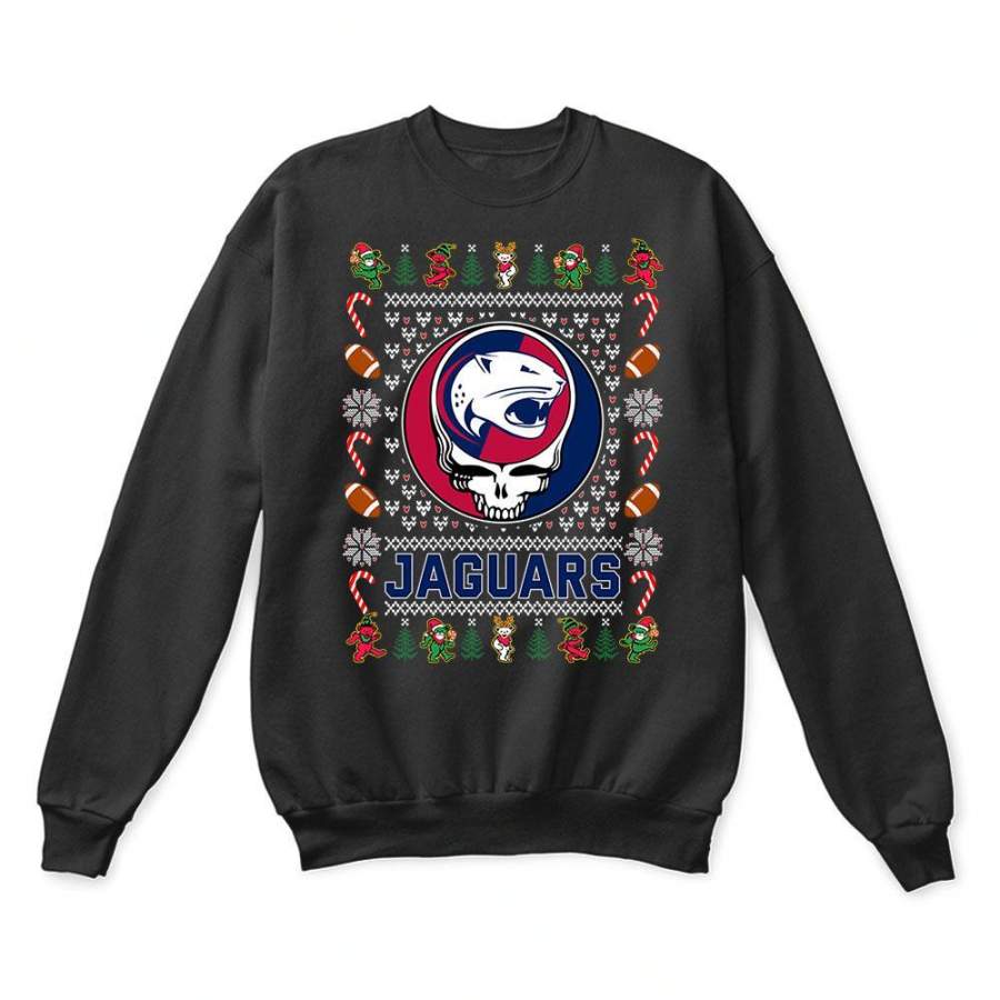 South Alabama Jaguars x Grateful Dead Christmas Ugly Sweater