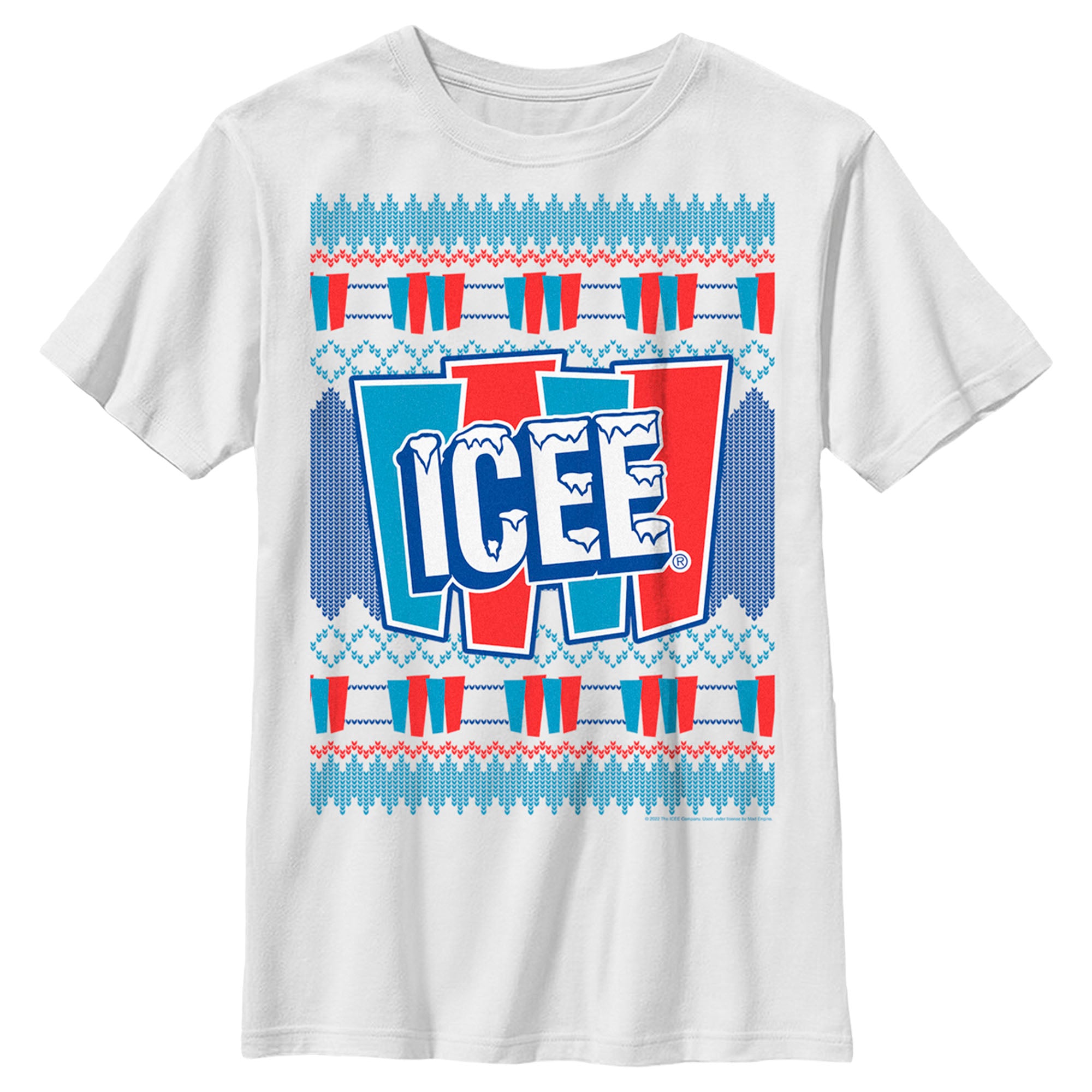 Boy’S Icee Retro Ugly Sweater T-Shirt