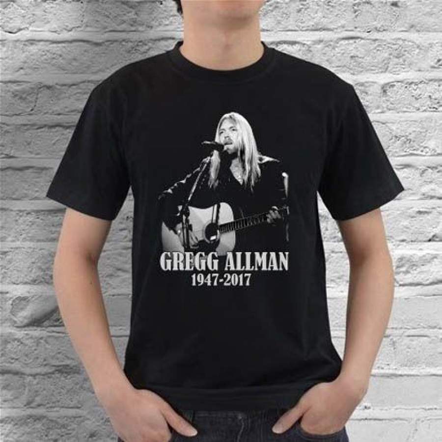 Gregg Allman Allman Brothers Band Black T-Shirt