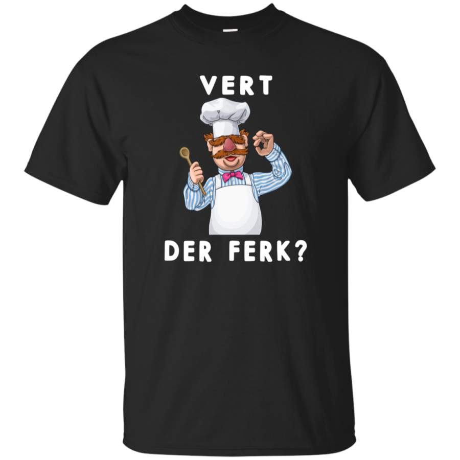 AGR Vert Der ferk Shirt Swedish Chef Tshirt Apron Kitchen Clothing Youth T-Shirt