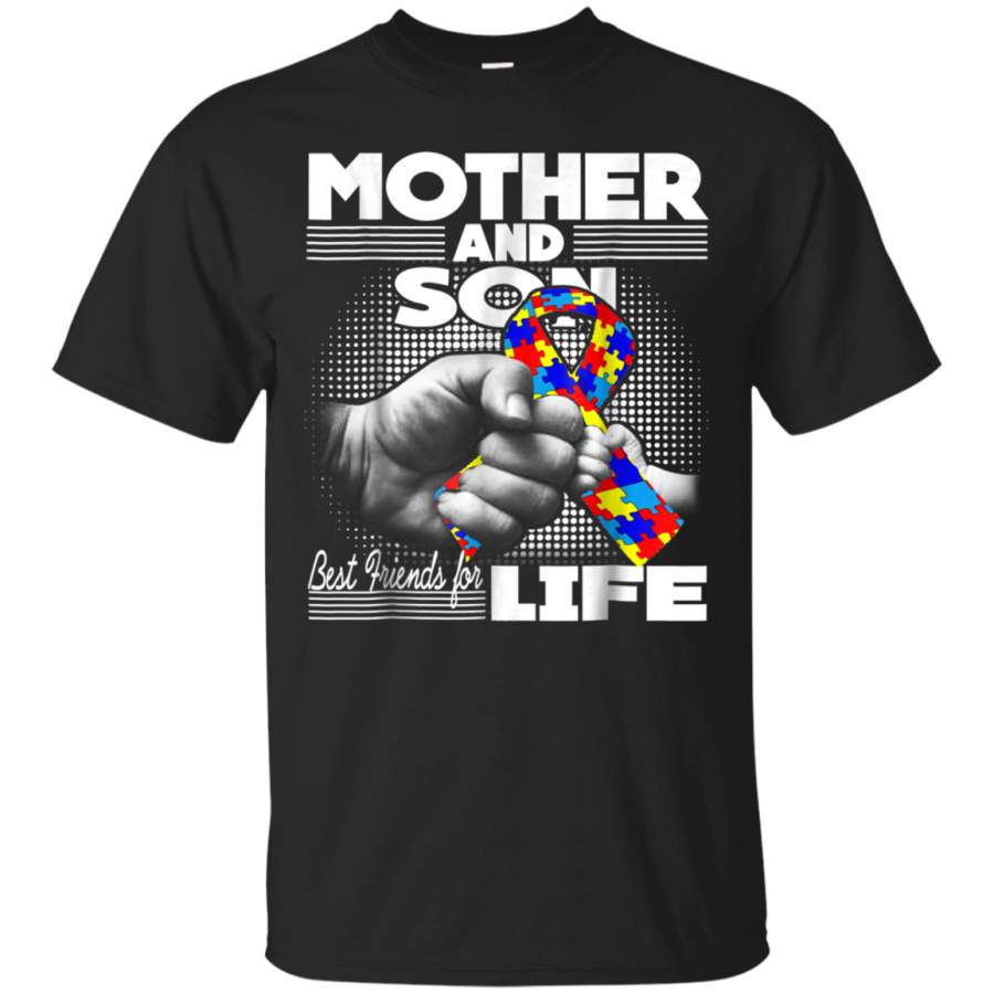 AGR Autism Awareness T-Shirt Mother and Son Best Friend for Life