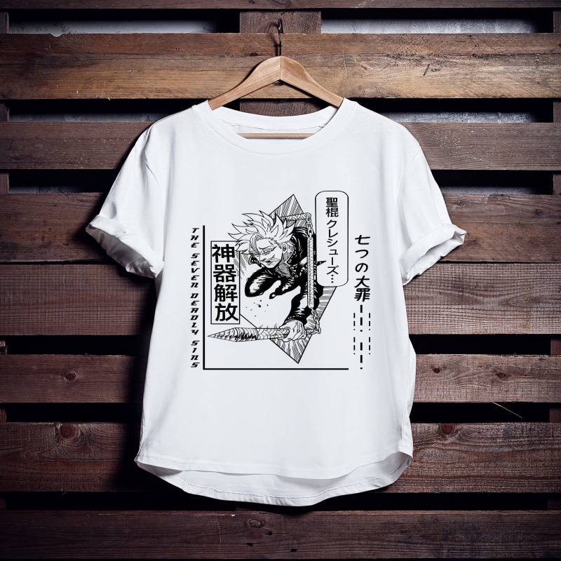 Crushtee UNISEX, Ban T Shirt, The Seven Deadly Sins T Shirt,Nanatsu no Taizai, Anime Shirt, Anime T Shirt, Manga Shirt, Anime Aesthetic, Sin of Greed