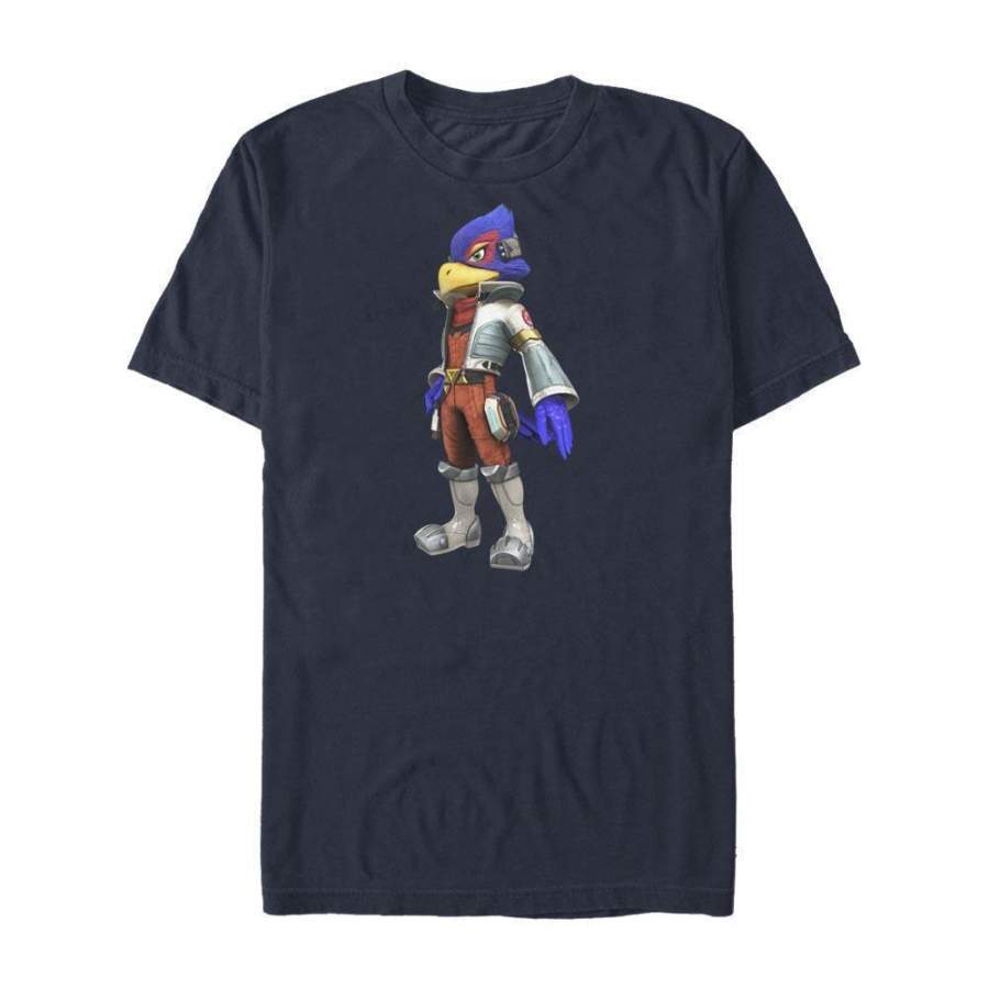 Falco Smash Bros. – Star Fox Nintendo T-Shirt, Navy