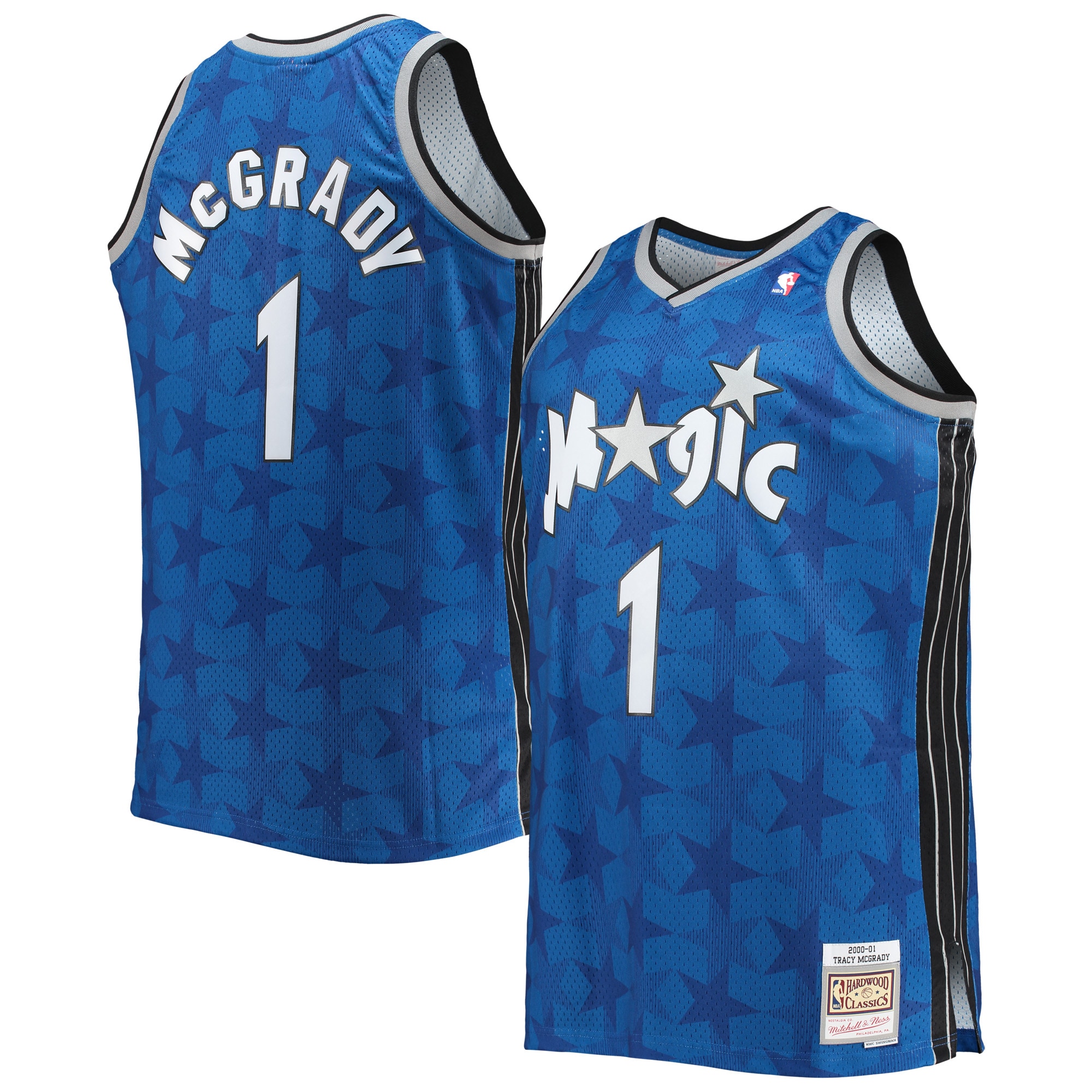 Tracy McGrady Orlando Magic Mitchell & Ness Big & Tall 2000/01 Hardwood Classics Swingman Jersey – Blue