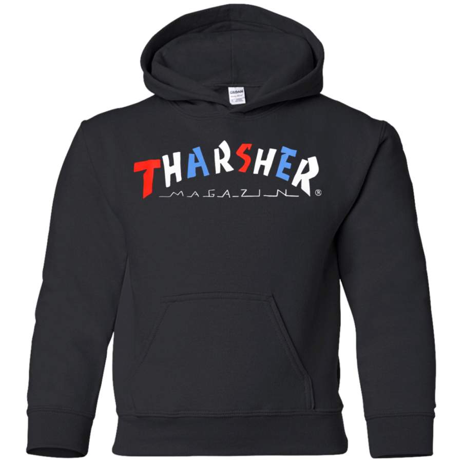 Thrasher Knock Off SS G185B Gildan Youth Pullover Hoodie