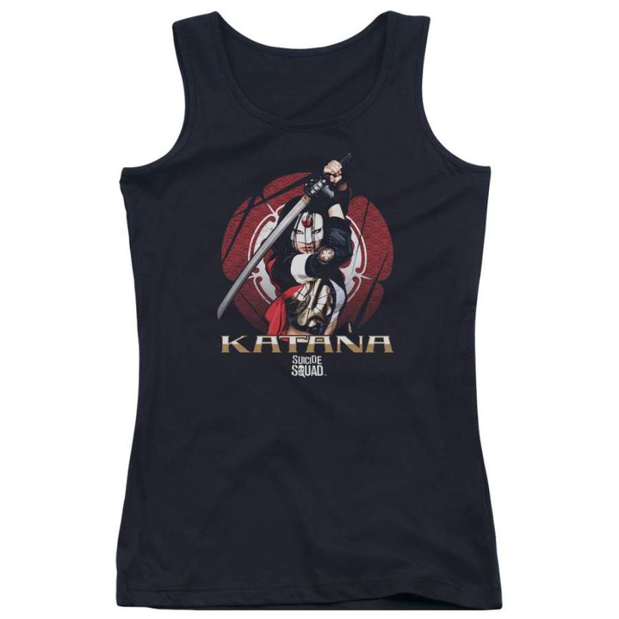 Suicide Squad – Katana Flower Juniors Tank Top