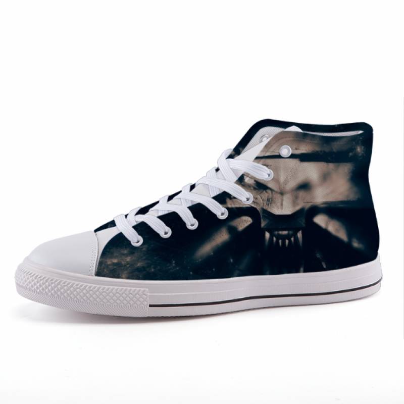 The Witcher Wolf Medallion Symbol Game Sneaker Shoes