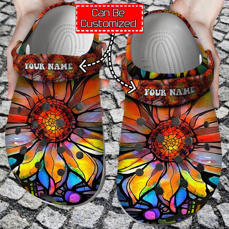 Flower clog Shoes Colorful